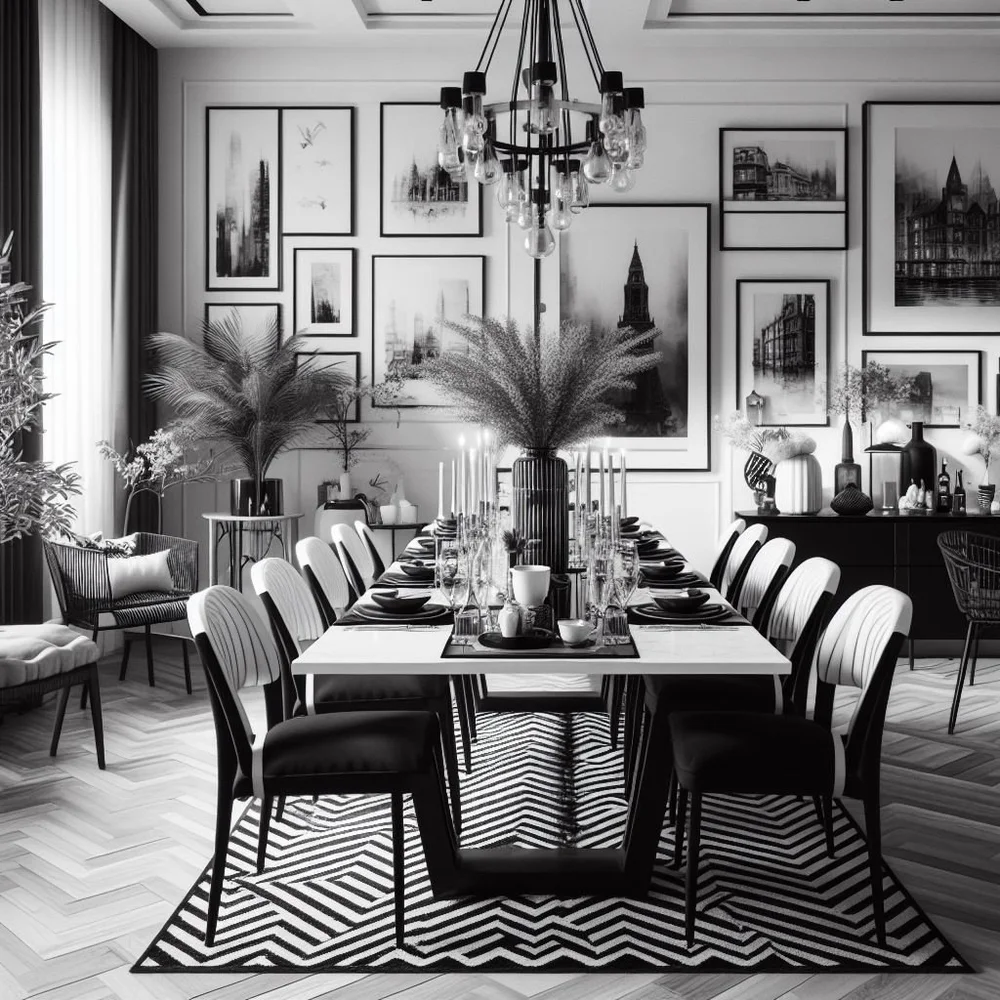 15 Chic Black and White Home Decor Ideas for Elegance