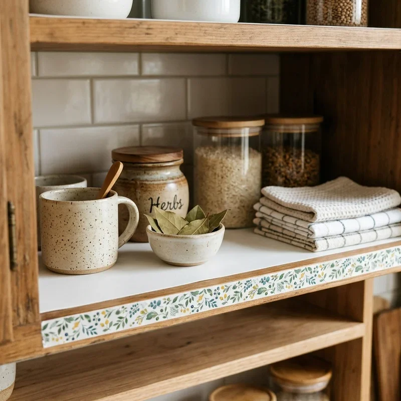 Kitchen Shelf Liner Ideas