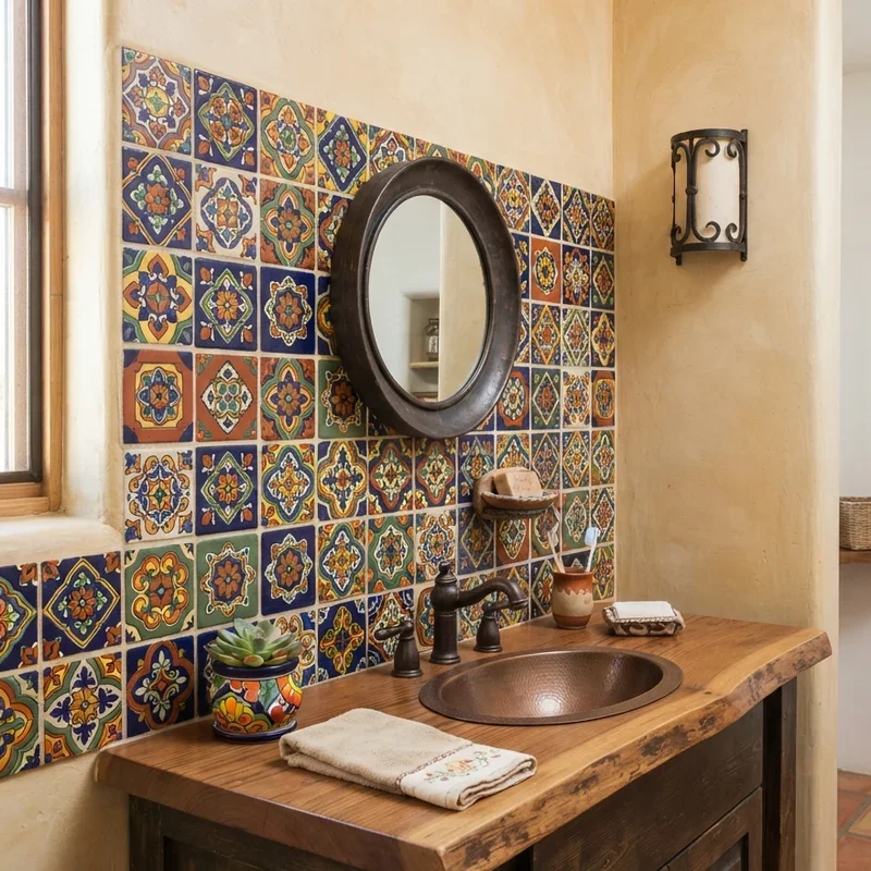 Mexican Tile Bathroom Ideas