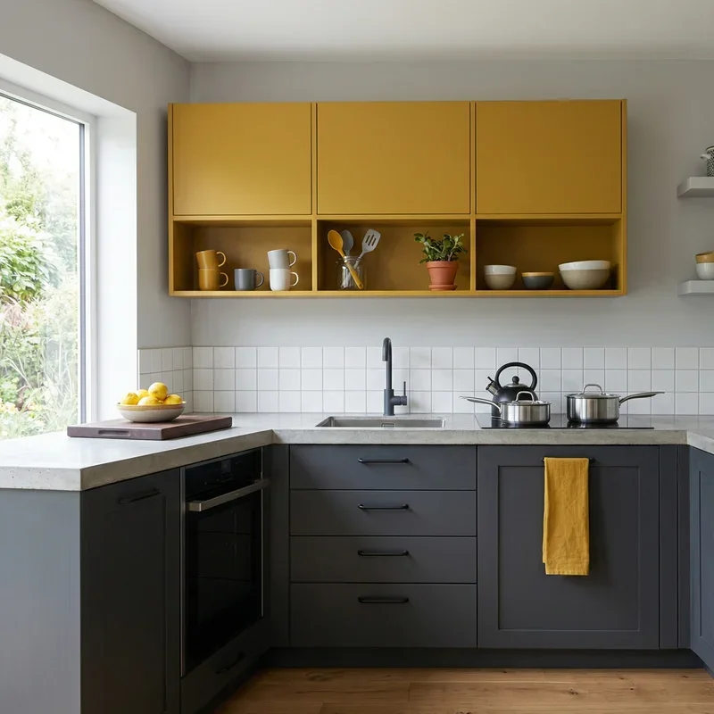 Gray and Yellow Kitchen Ideas