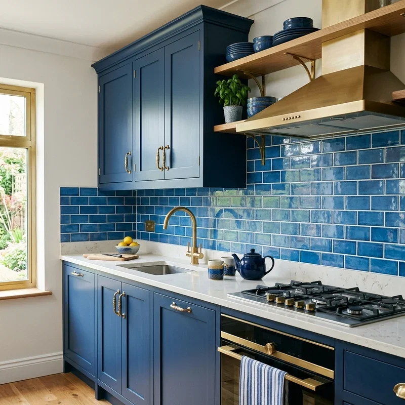 Blue and Gold Kitchen Ideas