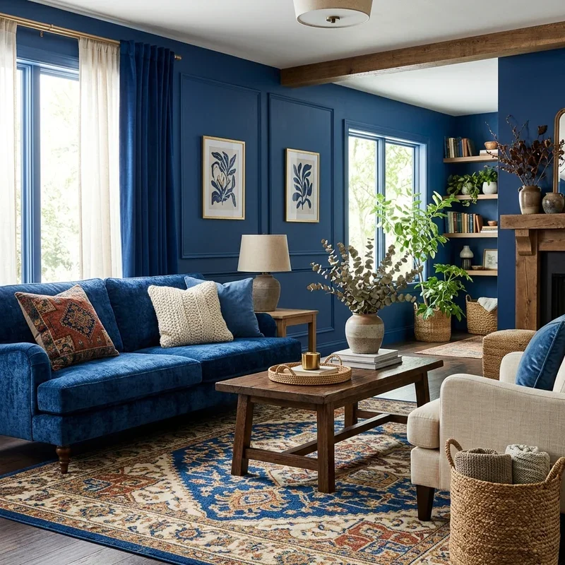 Royal Blue Room Ideas