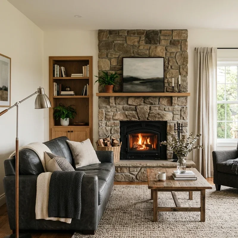 Dark Grey Leather Sofa Living Room Ideas