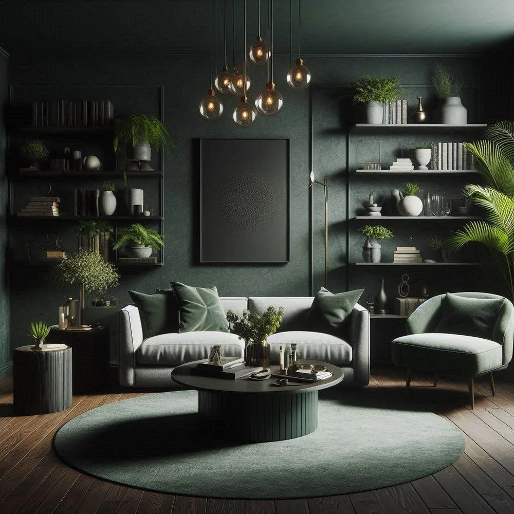15 Dark Green Living Room Ideas for Cozy Elegance