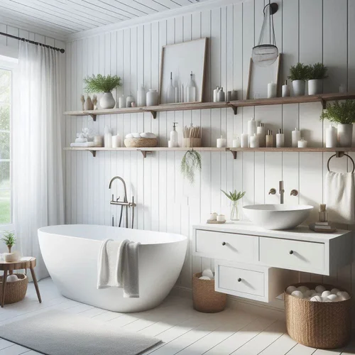 15 White Modern Farmhouse Bathroom Ideas for Timeless Style