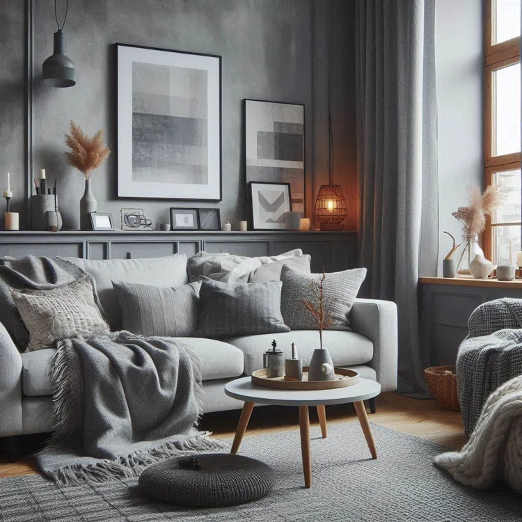 15 Cosy Grey Living Room Ideas for a Warm Ambience