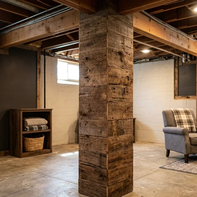 Basement Pole Ideas