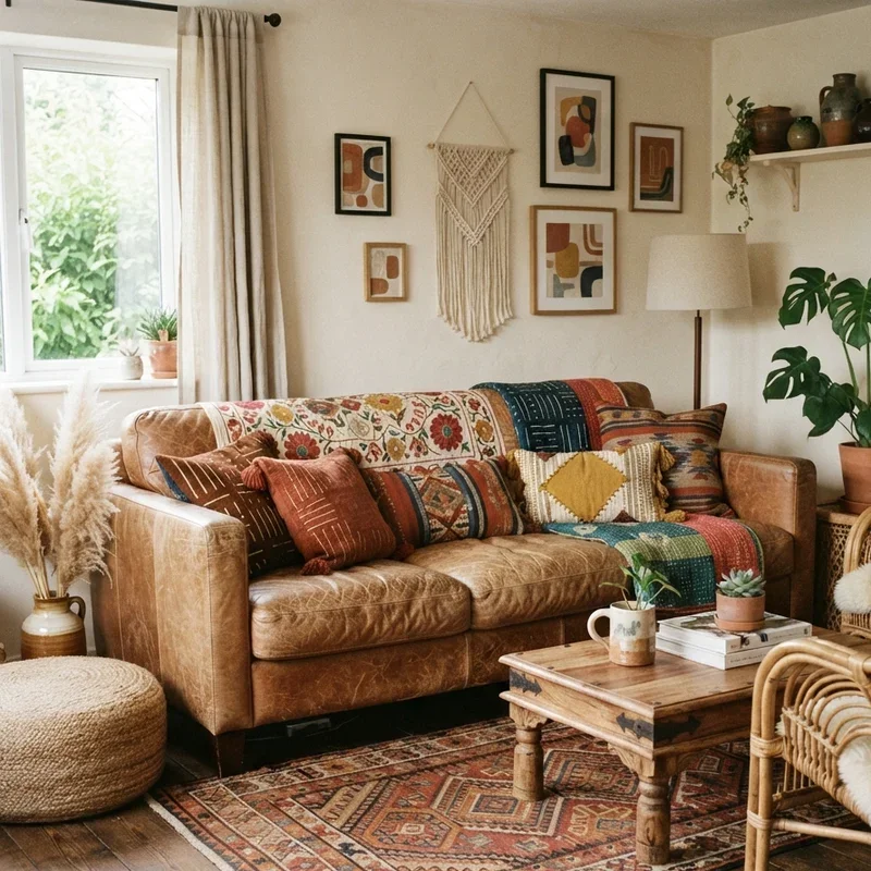 Tan Leather Sofa Living Room Ideas