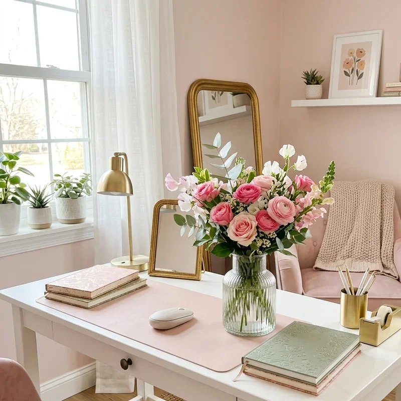 Girly Home Office Ideas