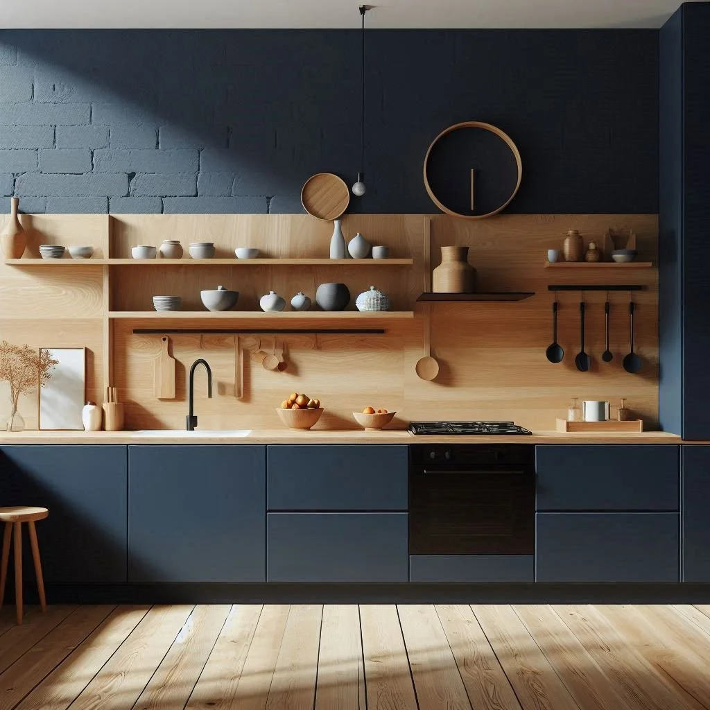 Navy Blue Kitchen