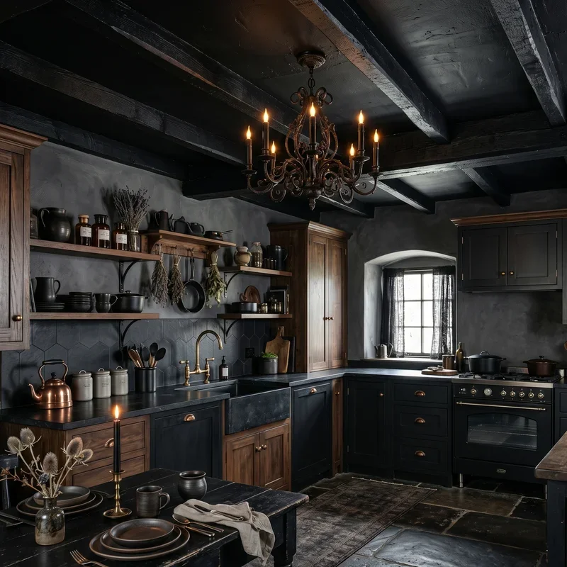 Goth Kitchen Ideas