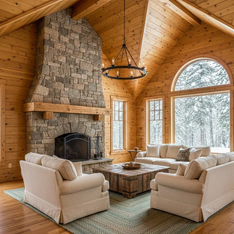 Knotty Pine Living Room Ideas