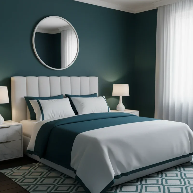 Dark Teal Bedroom Ideas