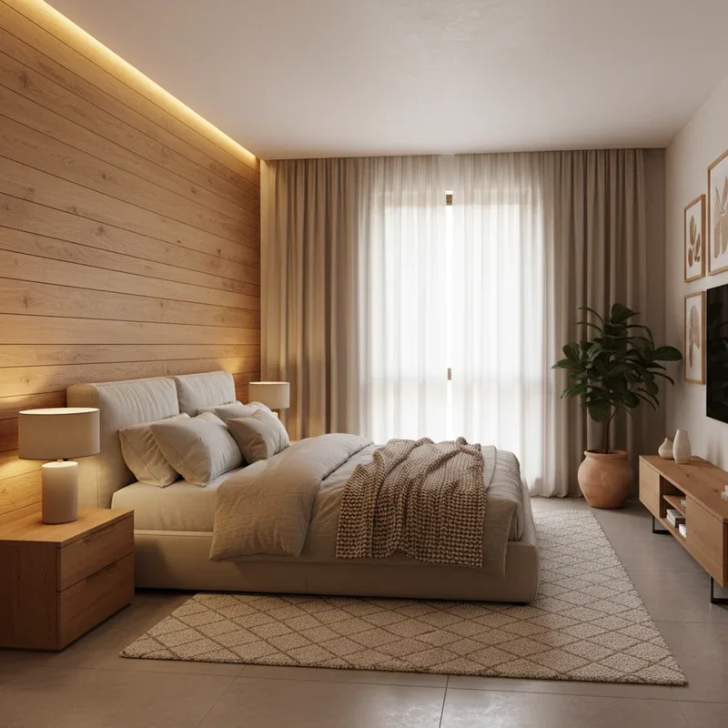 Modern Beige Bedroom Ideas