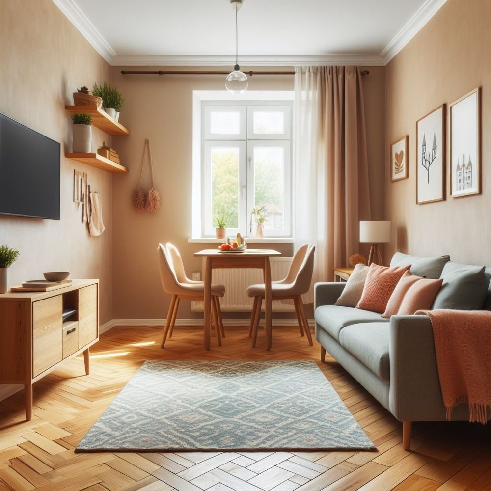 15 Small Living Room Ideas with TV and Dining Table