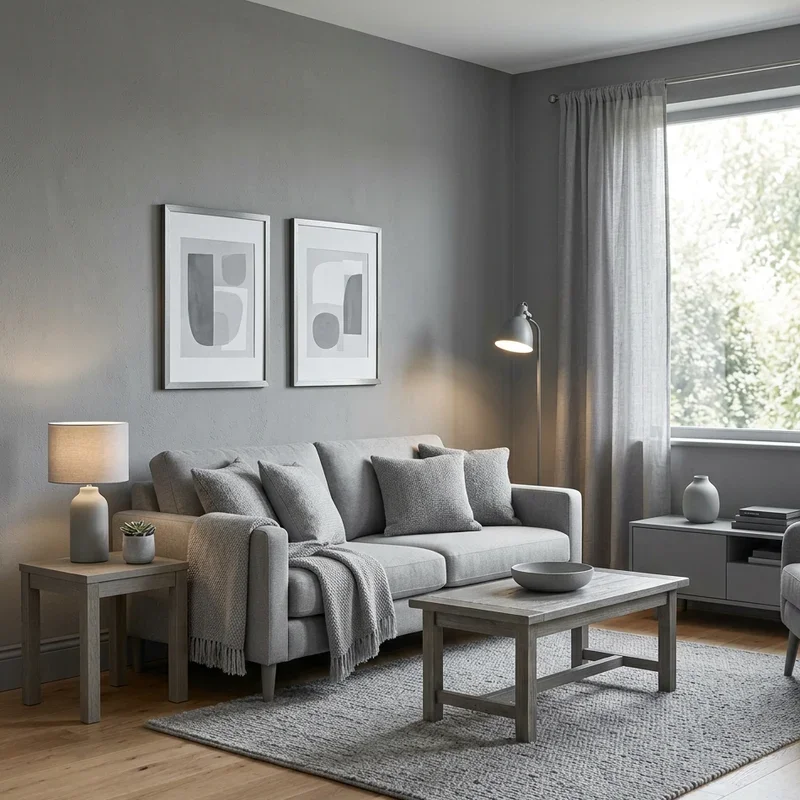 Gray Wall Living Room Ideas