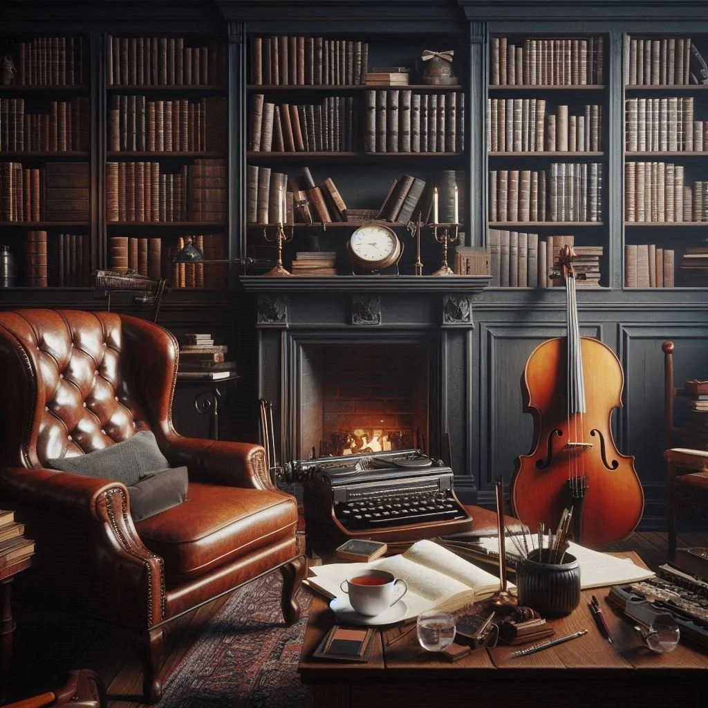 Dark Academia Room