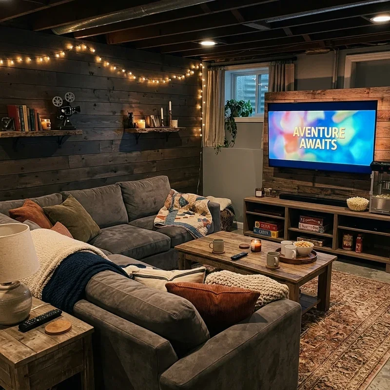 Basement Hangout Ideas