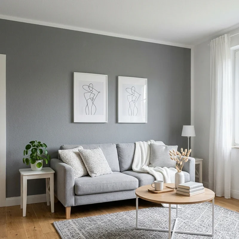 Gray Wall Living Room Ideas