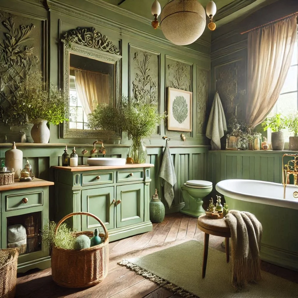 15 Green Bathroom Ideas for a Fresh, Natural Look