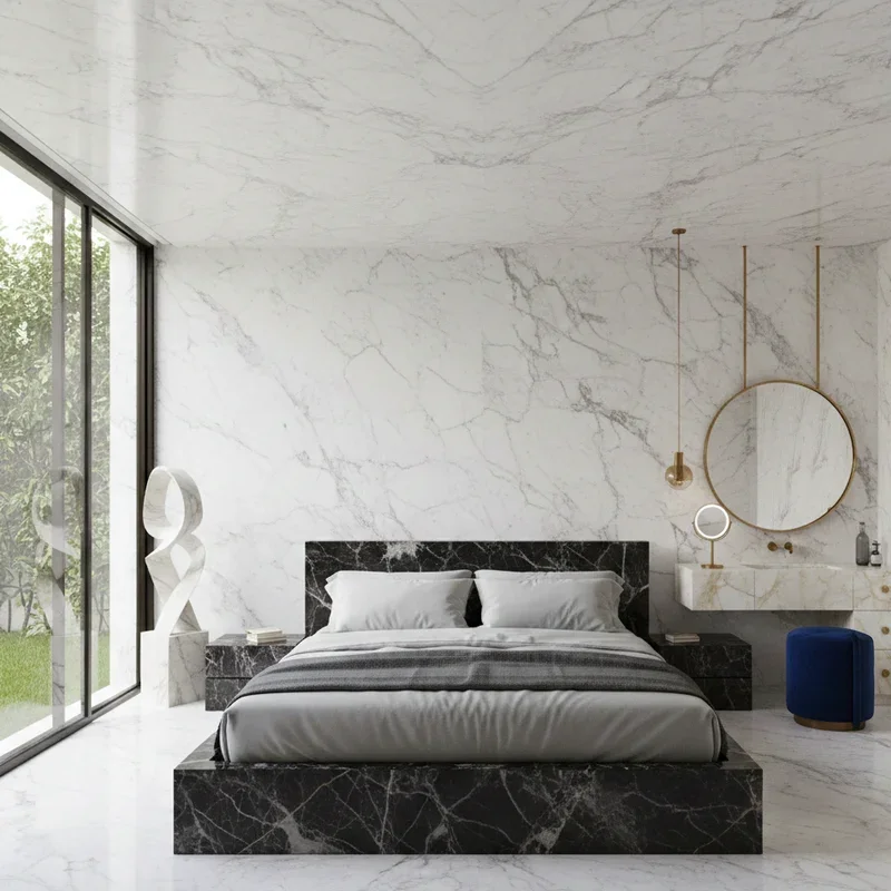 Marble Bedroom Ideas