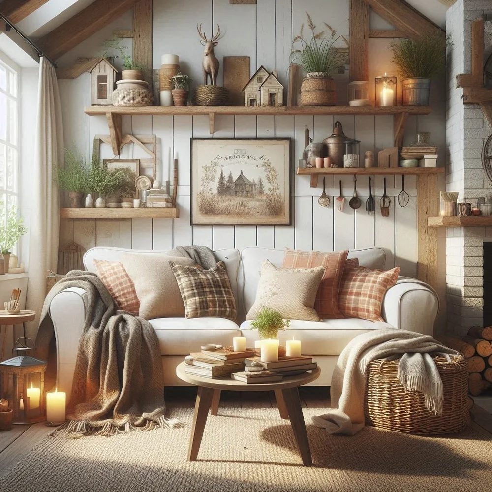 15 Comfy Warm Farmhouse Living Room Ideas to Try