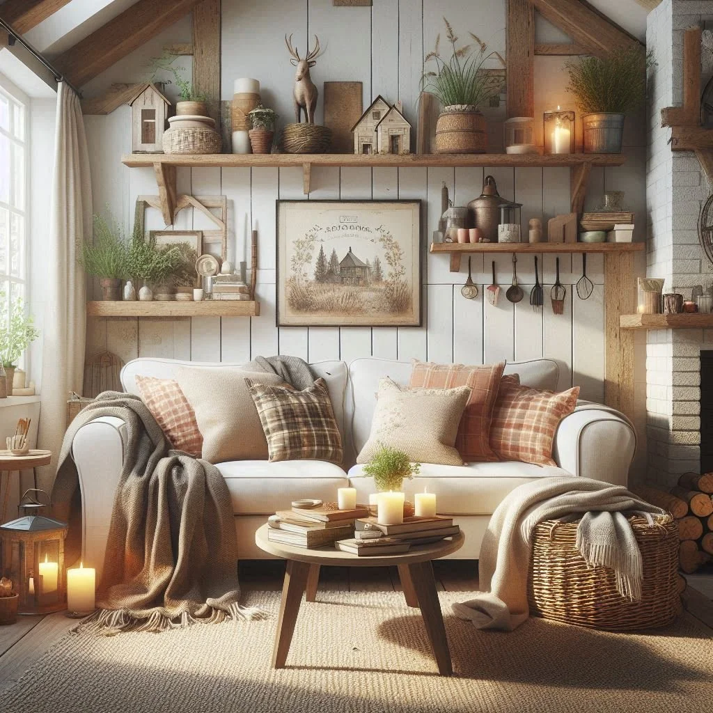 15 Comfy Warm Farmhouse Living Room Ideas to Try