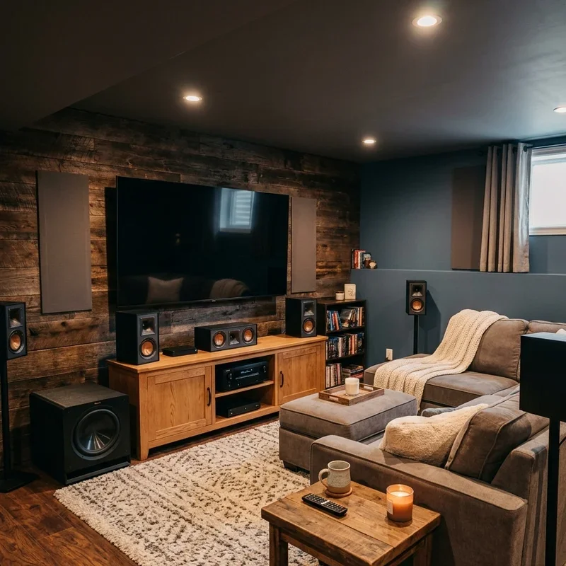 Cozy Basement TV Room Ideas