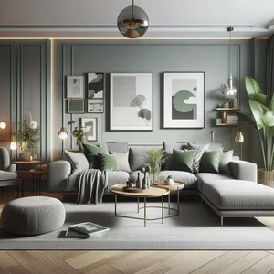 15 Stunning Grey and Sage Green Living Room Ideas