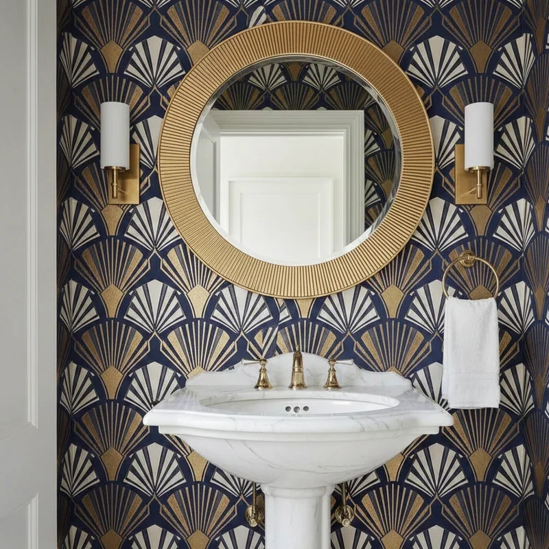 Powder Room Wallpaper Ideas