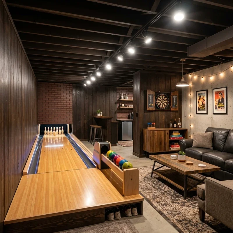 Basement Hangout Ideas