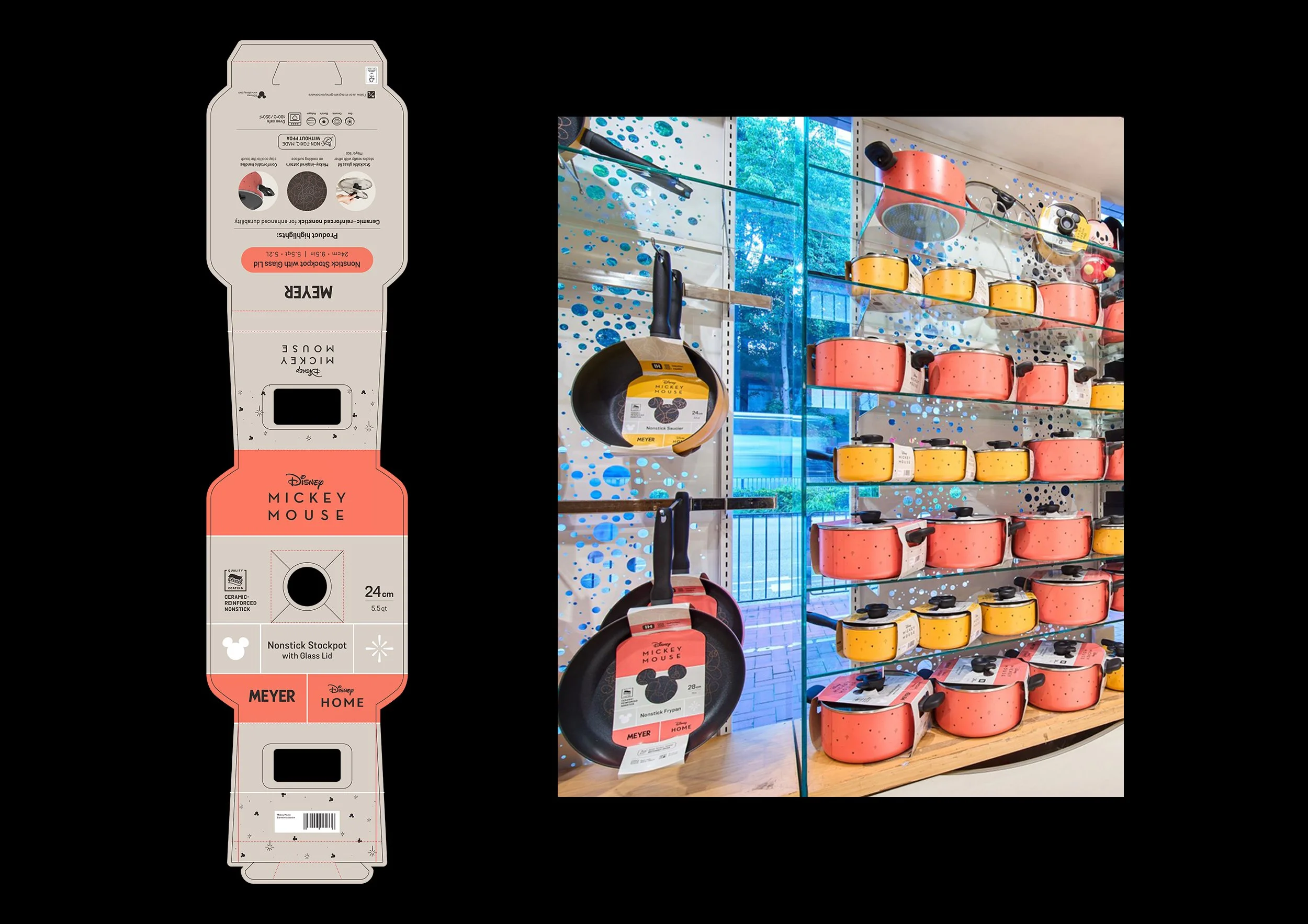 MEYER + Disney Home Collaboration for NZ Market – packaging design implementation