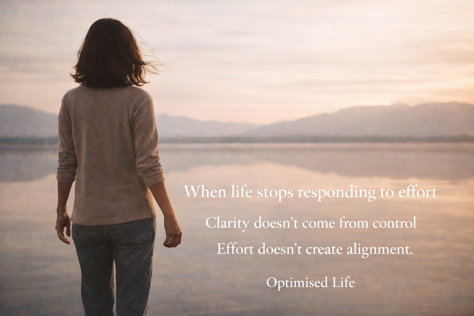 When Life Stops Responding to Effort