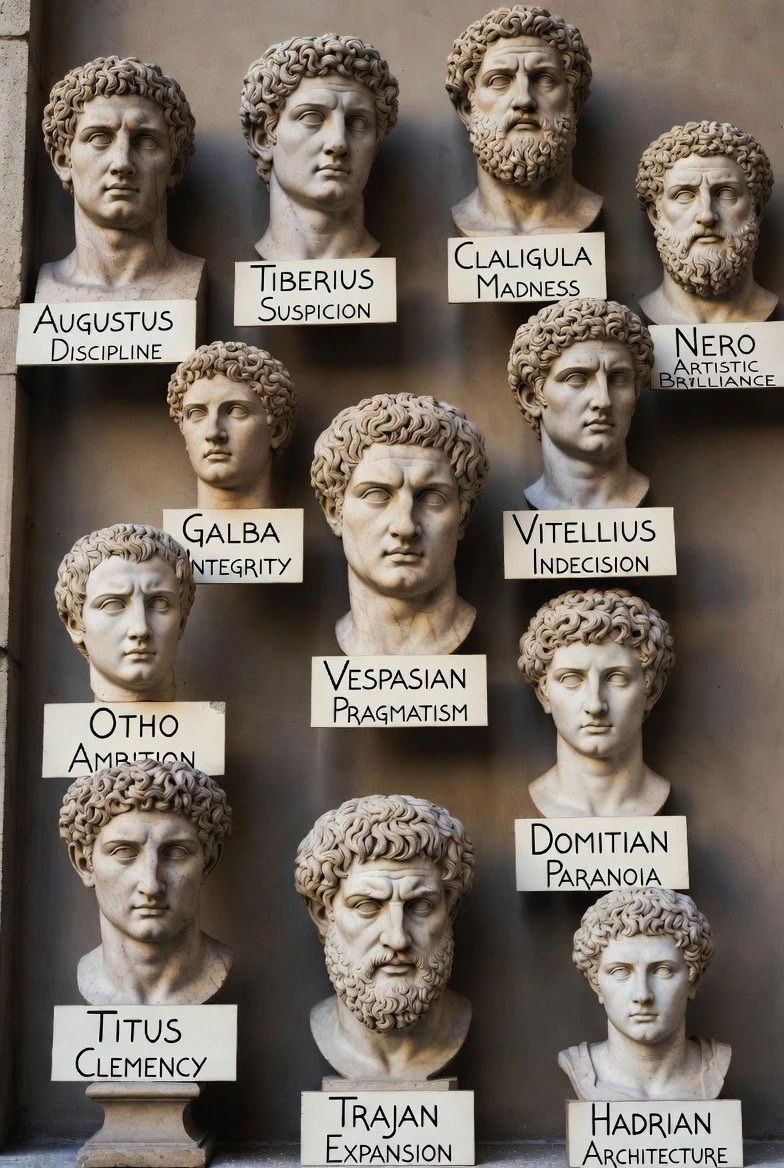 Timeless Leadership Lessons from Ancient Rome: What Suetonius’ The Twelve Caesars Teaches Us About Power and Personal Mastery