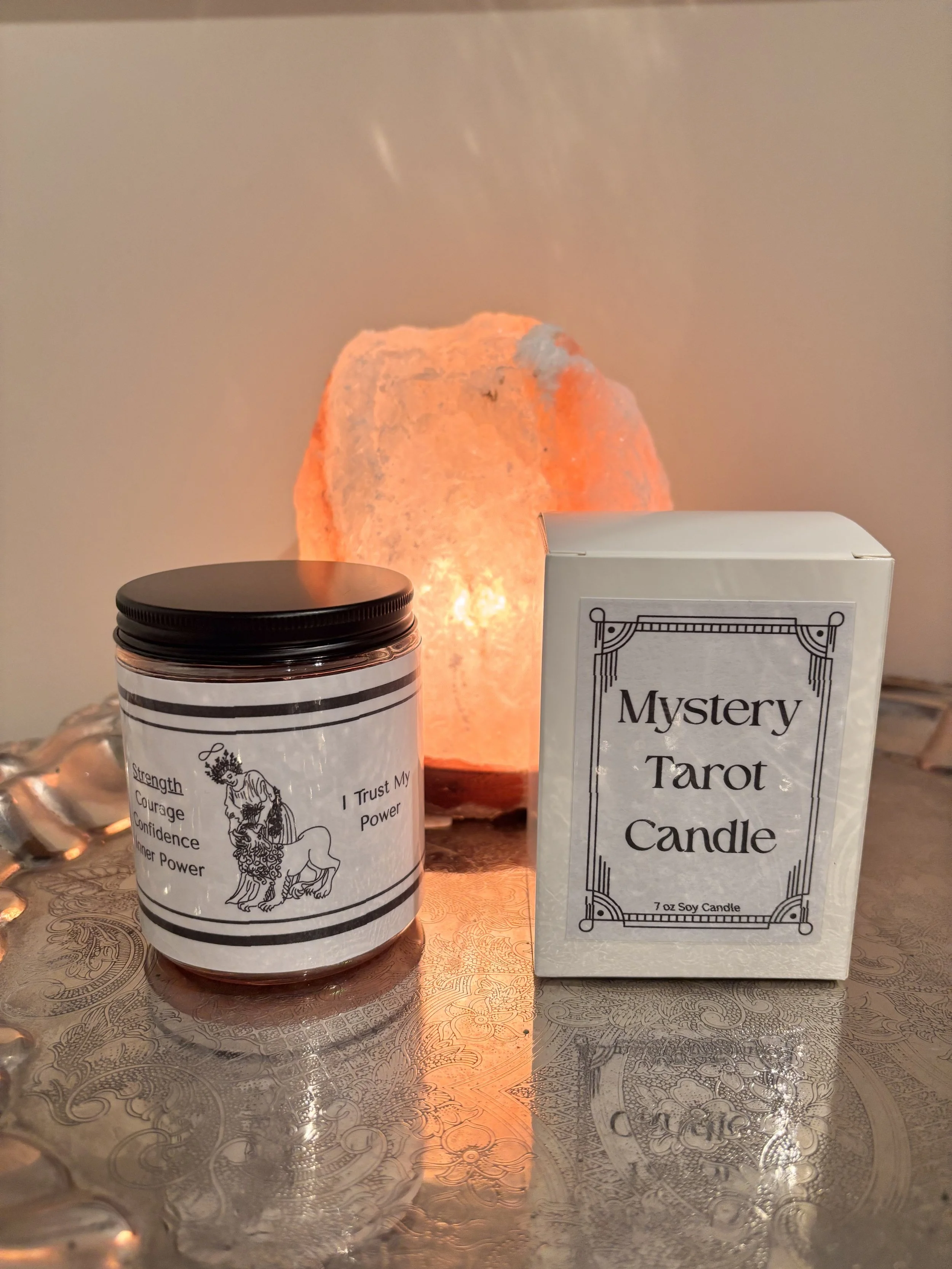 Mystery Tarot Candle