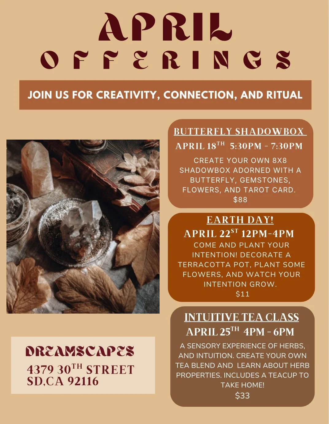 Intuitive Tea Class - April 25th