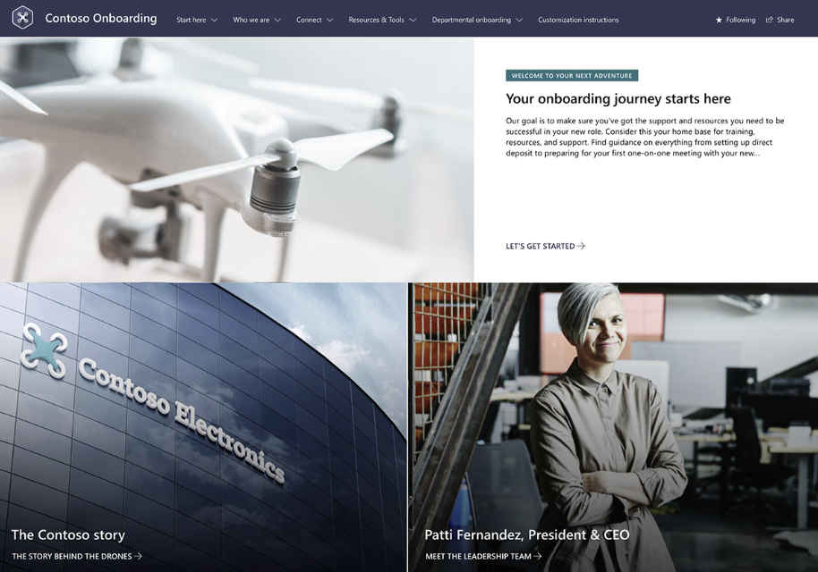 SharePoint Site Template Example