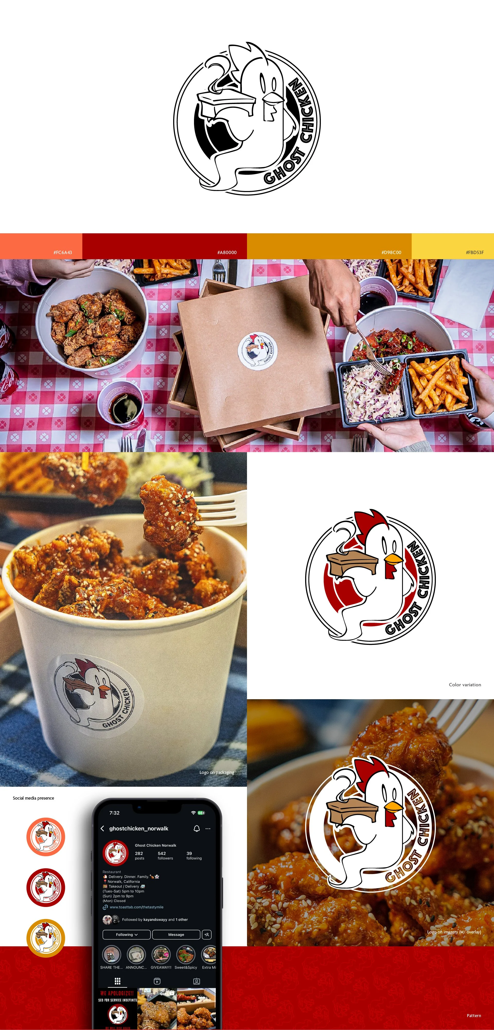 Client One-Sheet: Branding Design - Ghost Chicken