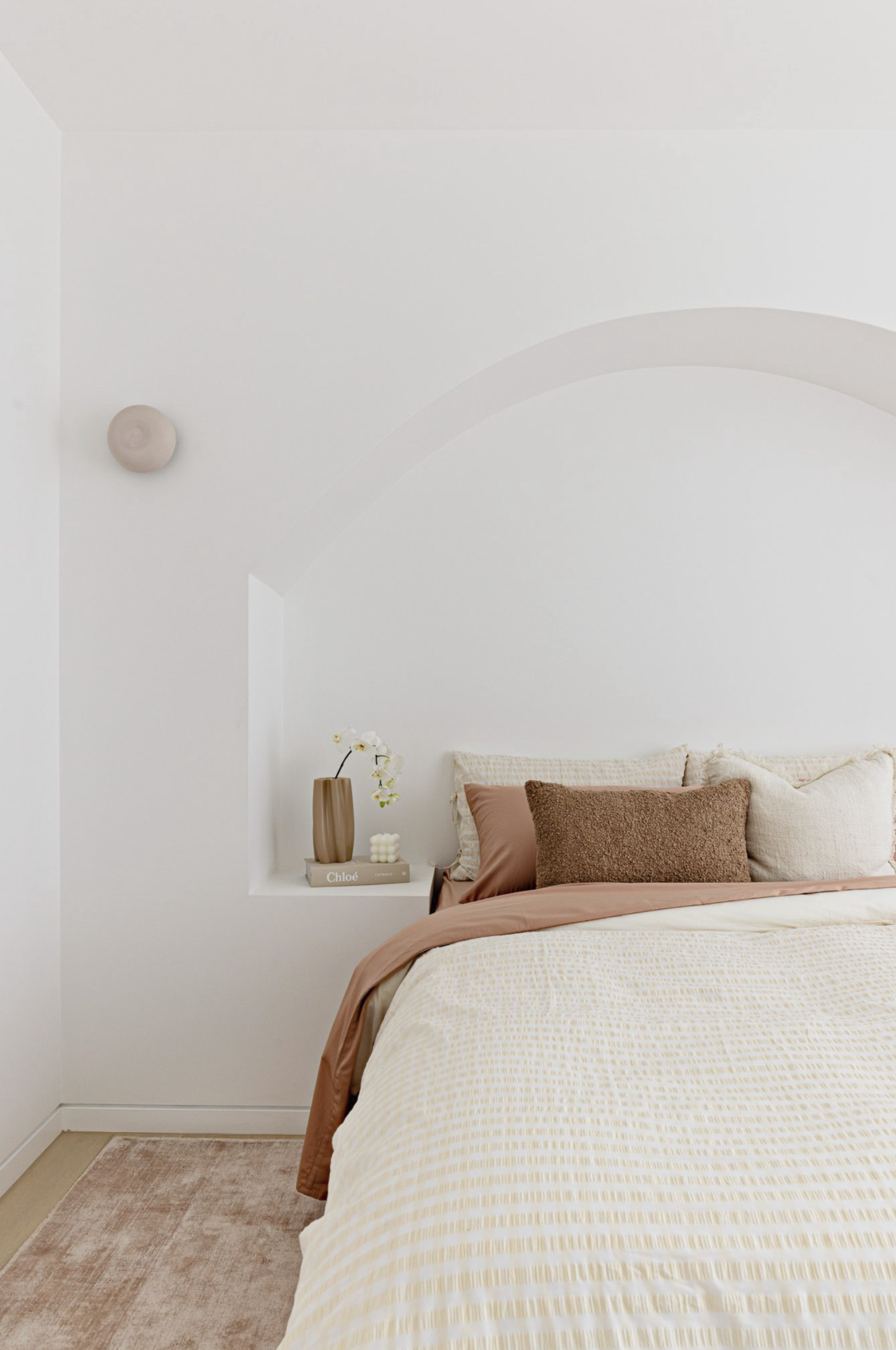 boho coastal styled bedroom