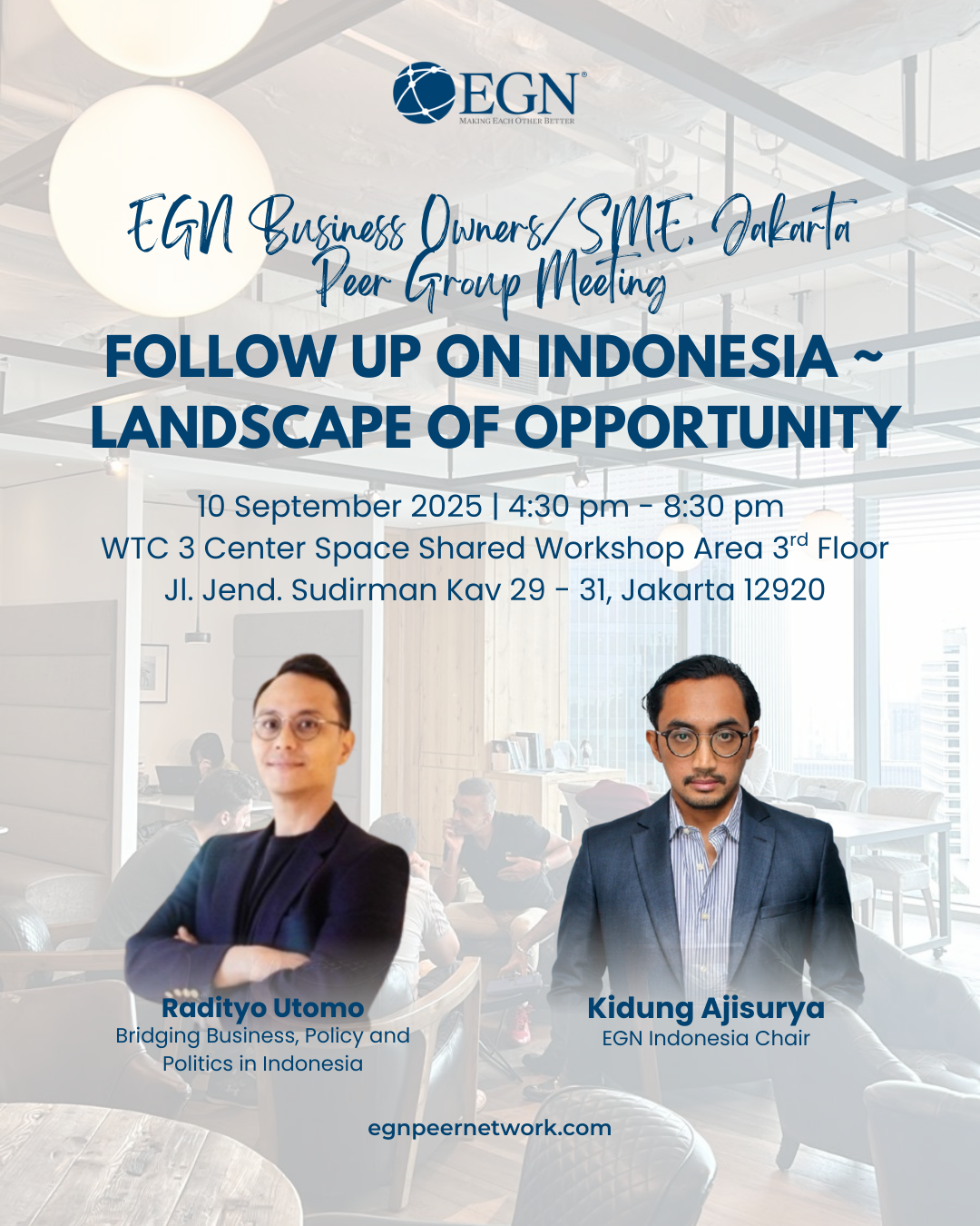 Follow Up on Indonesia ~ Landscape of Opportunities