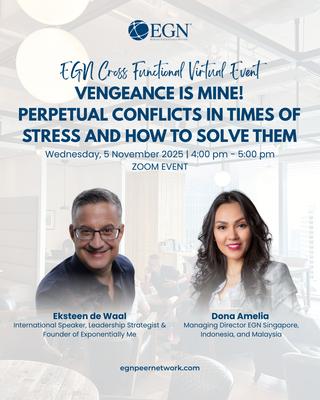Vengeance is Mine! Perpetual Conflicts in Times of Stress and How to Solve Them