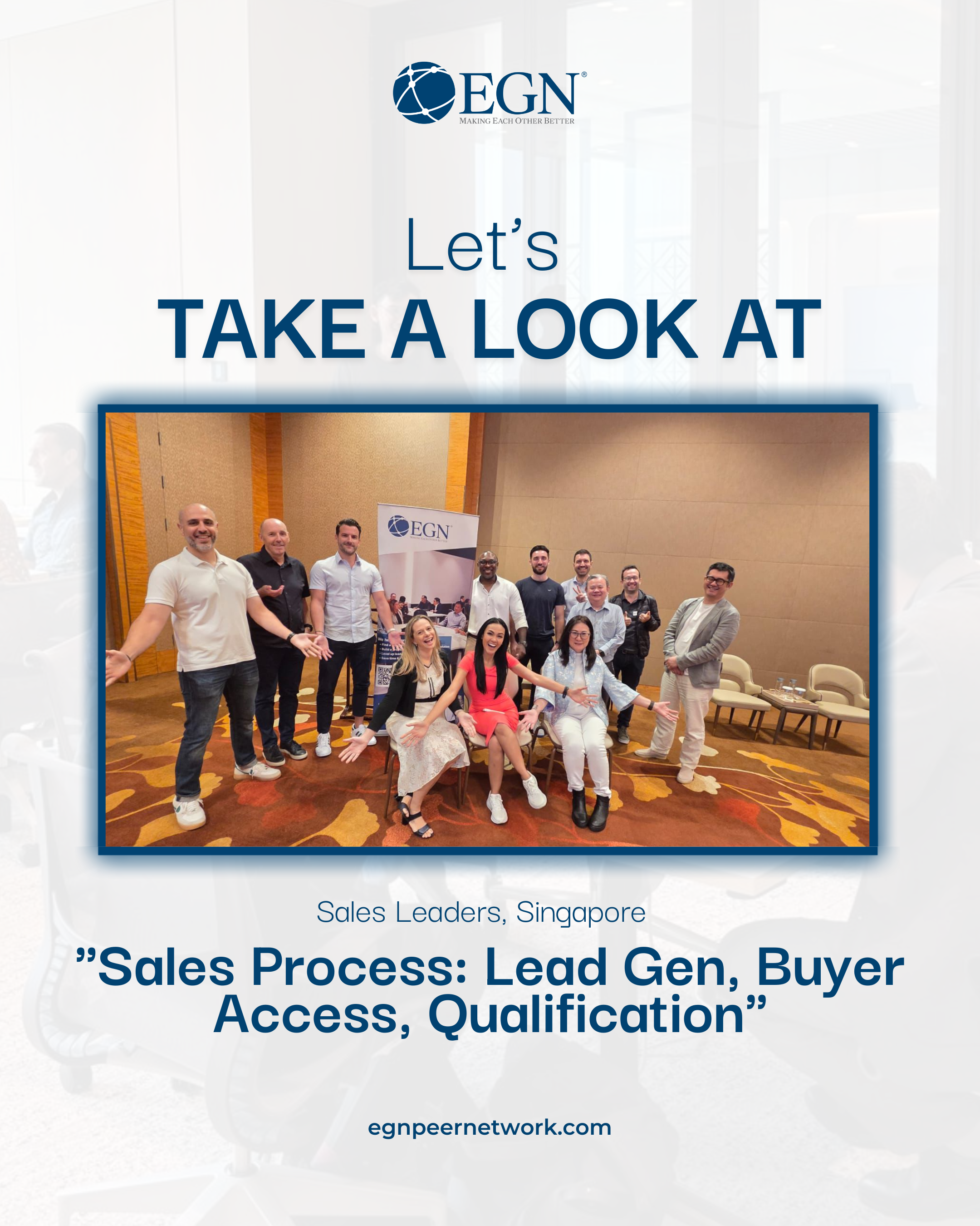 Post Event: Sales Process: Lead Gen, Buyer Access, Qualification