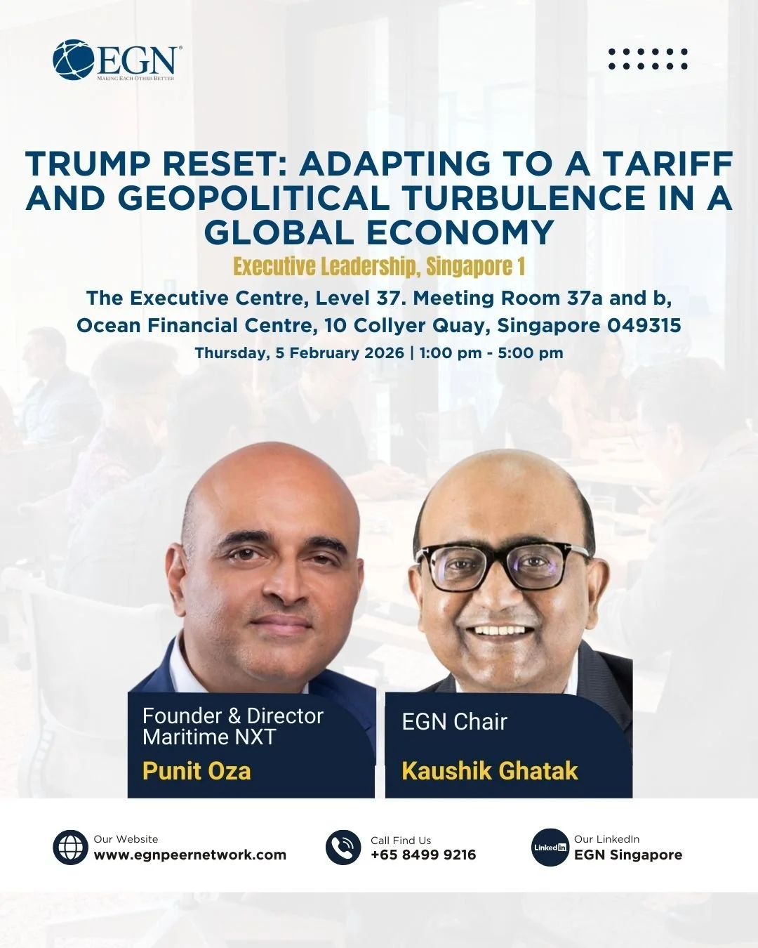 Trump Reset: Adapting to a Tariff and Geopolitical Turbulence in a Global Economy