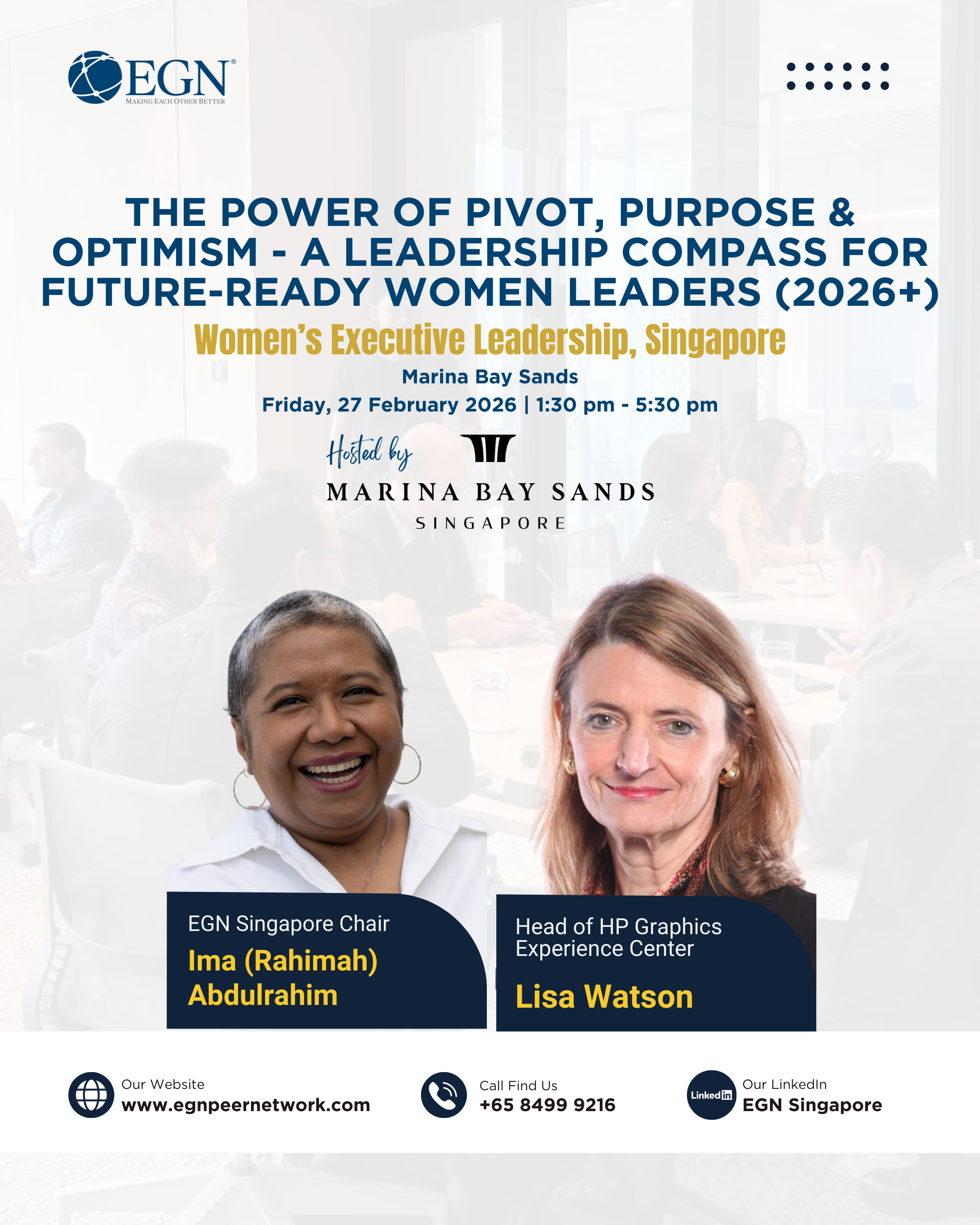 The Power of Pivot, Purpose &amp; Optimism - A Leadership Compass for Future-Ready Women Leaders (2026+)