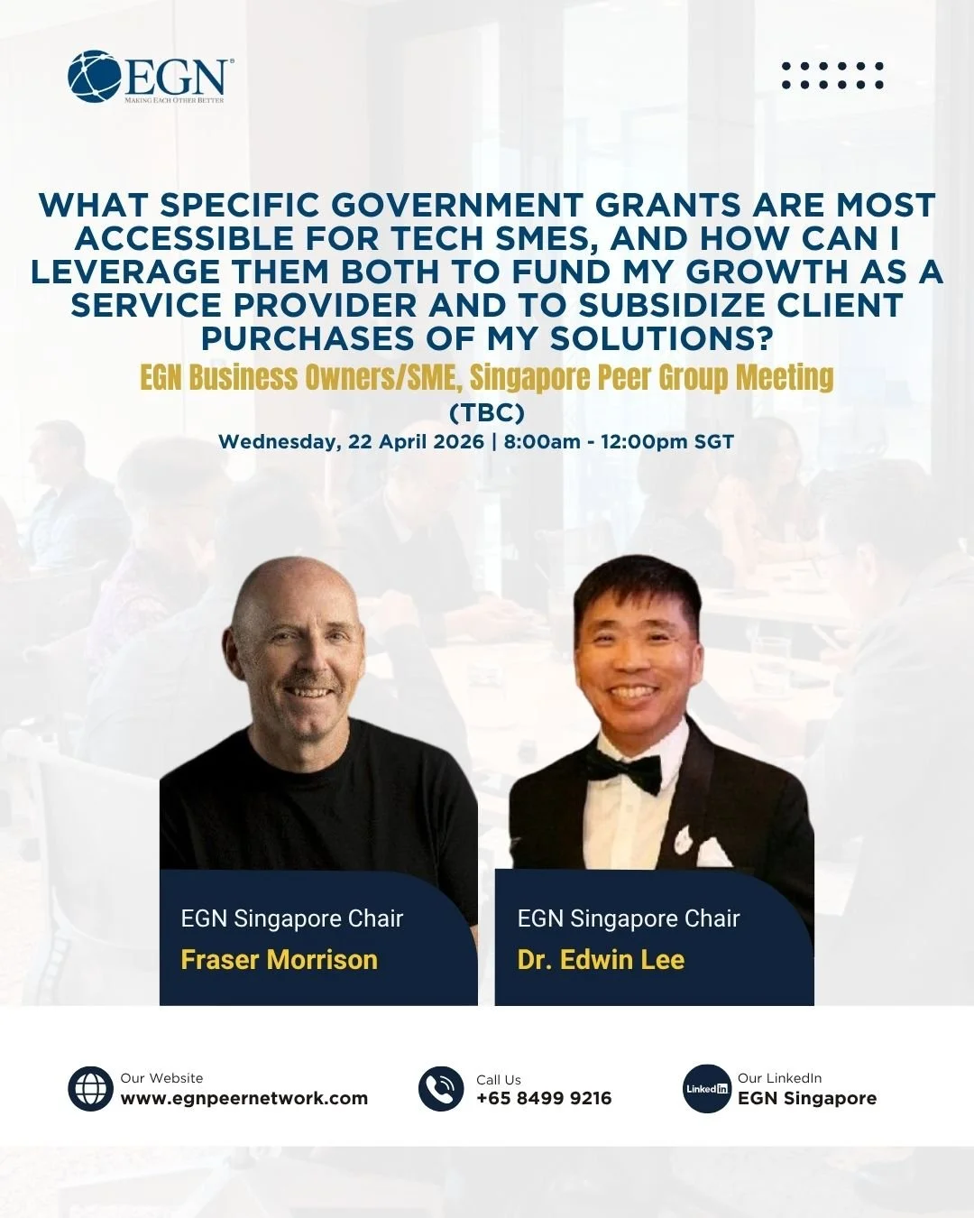 What Specific Government Grants are Most Accessible for Tech SMEs, and How Can I&nbsp;Leverage&nbsp;Them Both to Fund My Growth as a Service Provider and to Subsidize Client Purchases of My Solutions?