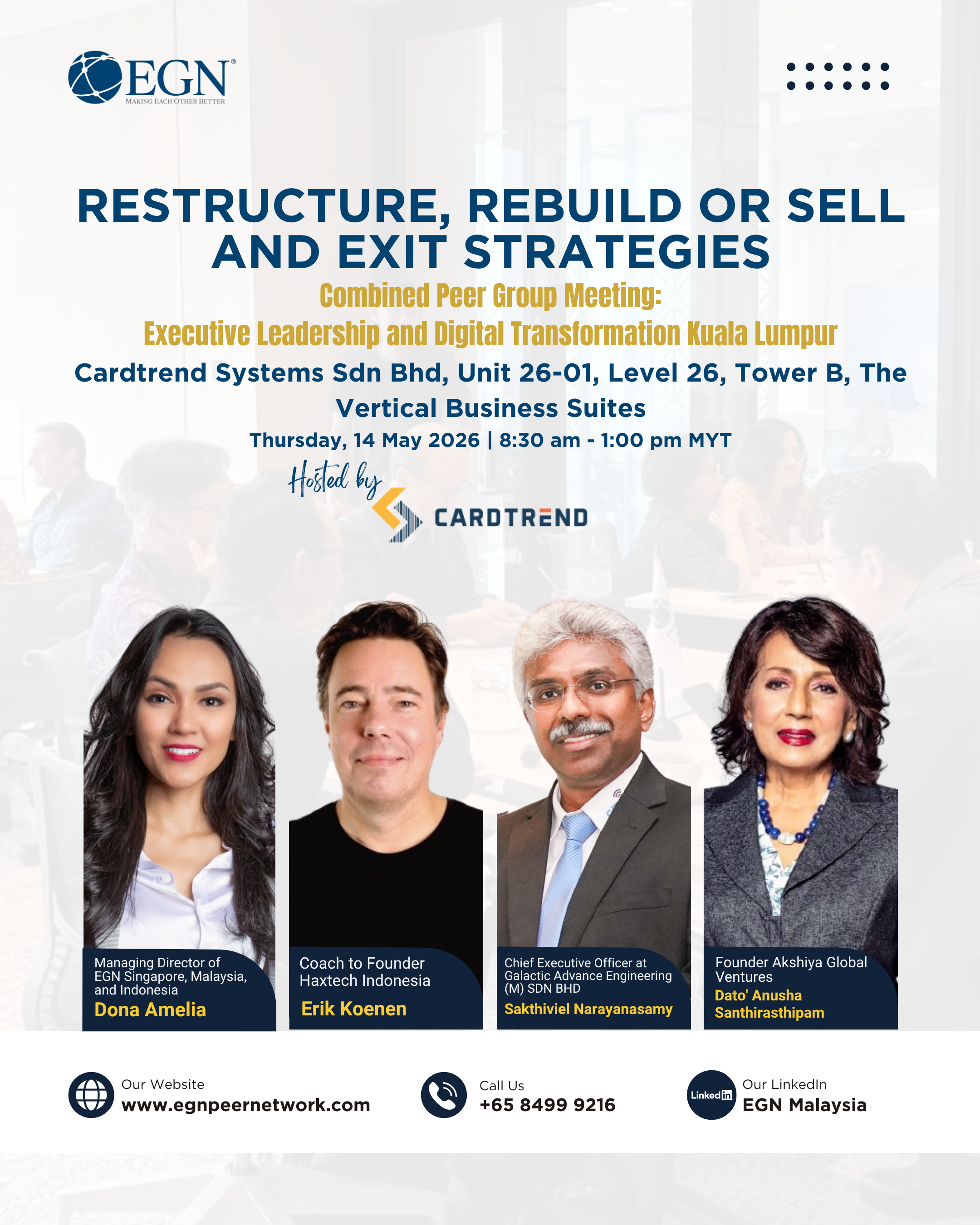 Restructure, Rebuild or Sell and Exit Strategies