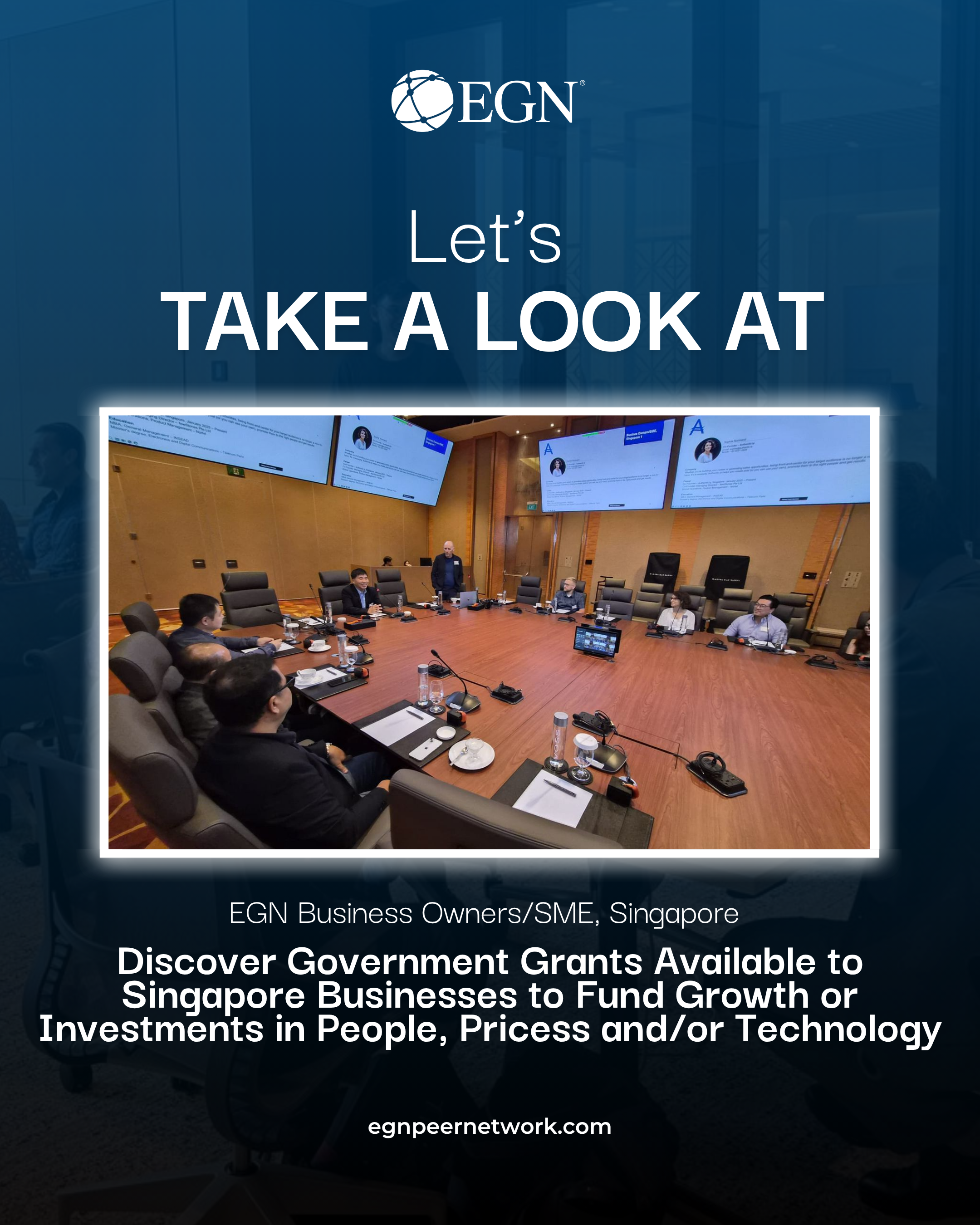 Post Event: Discover Government Grants Available to Singapore Businesses to Fund Growth or Investments in People, Pricess and/or Technology