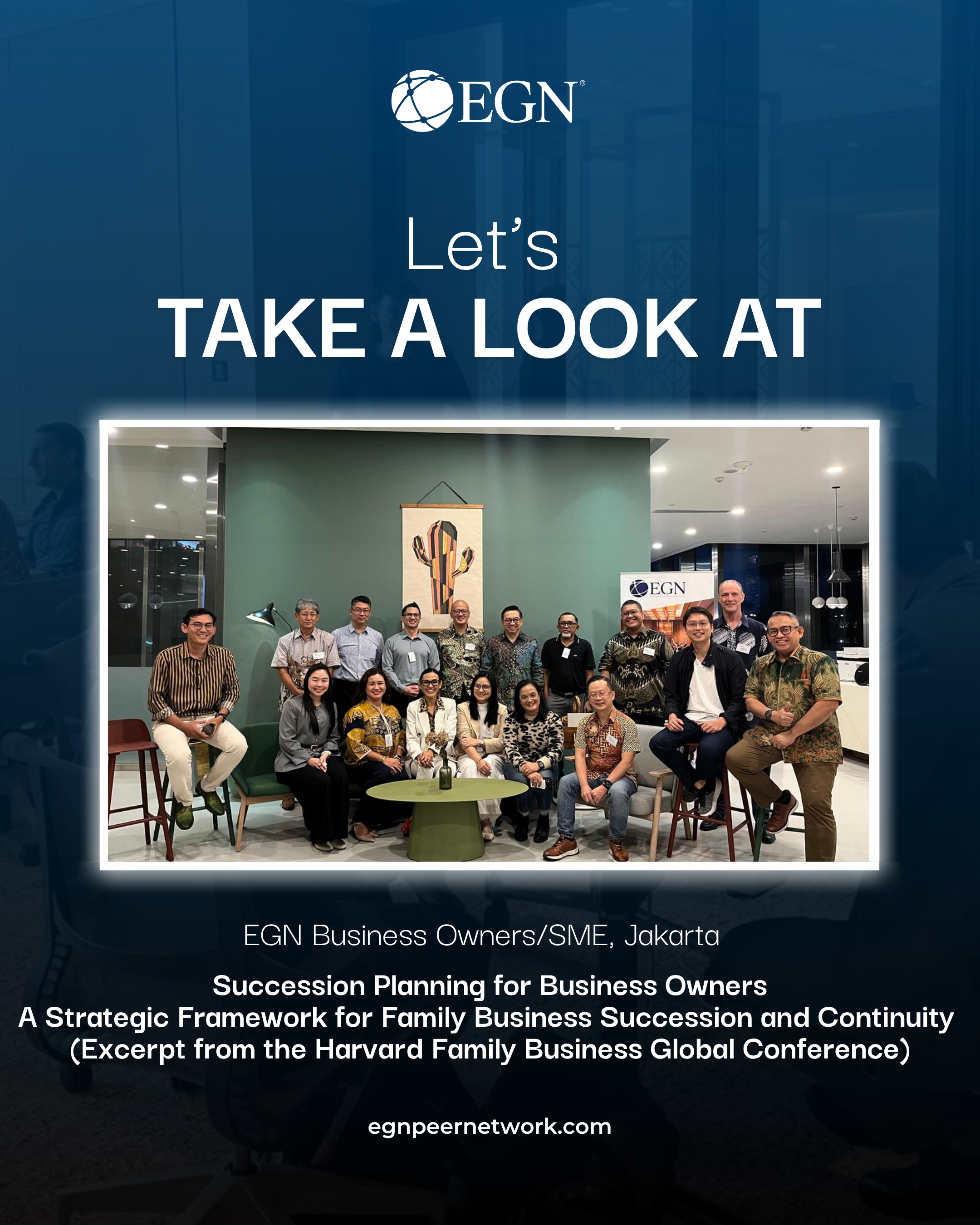 Post Event: Succession Planning for Business Owners: A Strategic Framework for Family Business Succession and Continuity