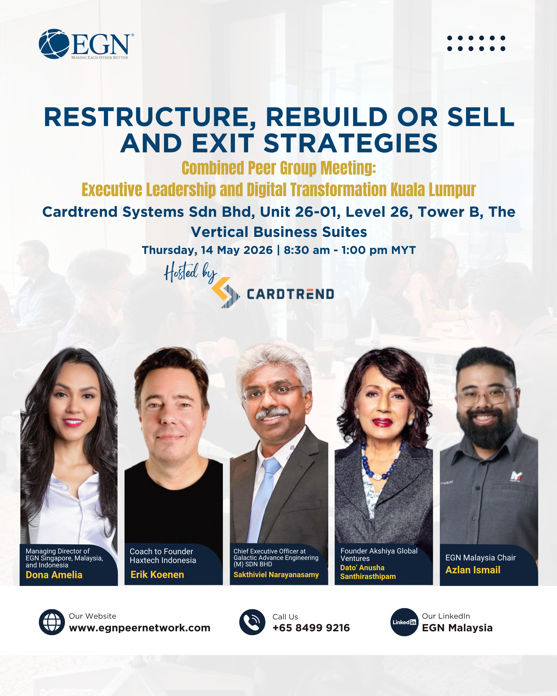 Restructure, Rebuild or Sell and Exit Strategies