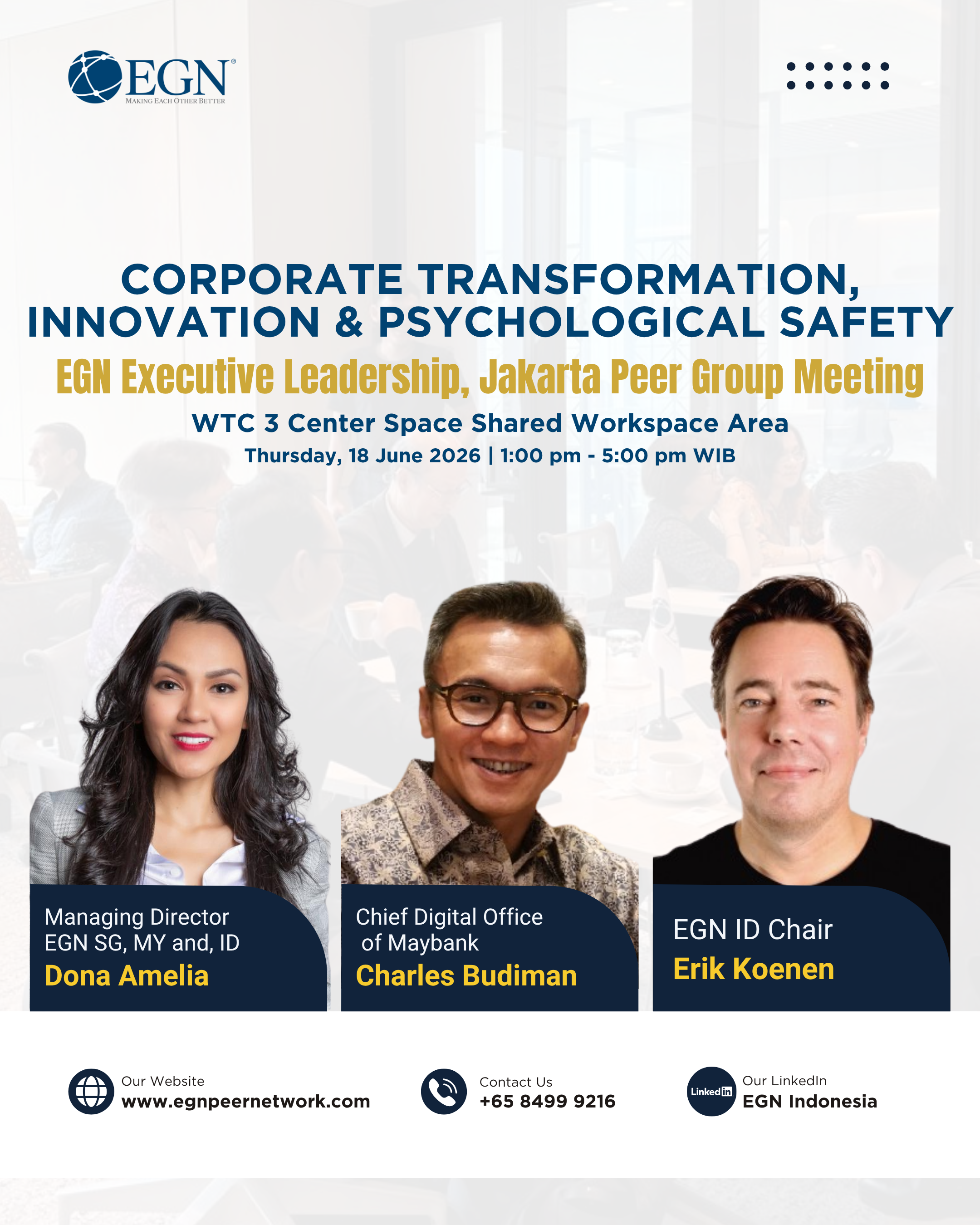 Corporate Transformation, Innovation &amp; Psychological Safety